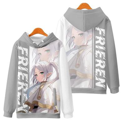 Sousou no Frieren Anime 3D Print Sweatshirts Hoodies Pullover Jacket