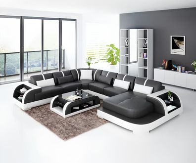 couches U-Shape Corner Sofa Coffee Table Exclusive Furniture Real Wood Sofas new