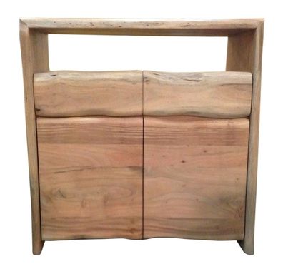 ALBERA Kommode Akazie mit Baumkante Natur