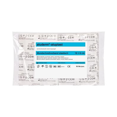 aluderm-aluplast elastisch Hygienepackung 10 x 6 cm 50 Stück