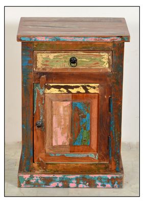 Riverboat Kommode Altholz Bunt