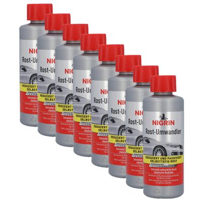 8x NIGRIN 74032 Auto Rostumwandler Rostlösend Rostentferner Selbstaktiv Rost