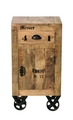 RUSTIC Kommode Lackiertes Mangoholz Natur