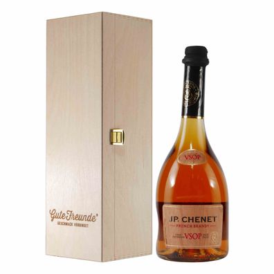 JP. Chenet Brandy V.S.O.P. mit Geschenk-Holzkiste