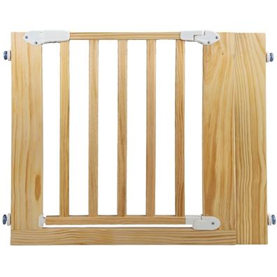 Absperrgitter Treppenschutzgitter Echtholz für 85-95cm Durchgang 77cm Hoch