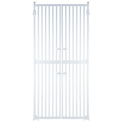 Absperrgitter Treppenschutzgitter weiß 86-96cm 180cm Hoch
