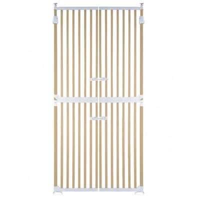 Absperrgitter Treppenschutzgitter Beige 86-96cm 180cm Hoch