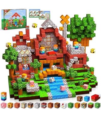 Goody King Magnetische Bausteine Bauspielzeug 100 Pcs Magnetbausteine für Kinder
