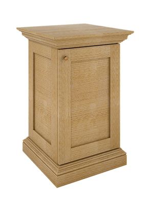 Säulenschrank Blumensäule Ziersäule 1-türig Duett Pinie massiv karamell