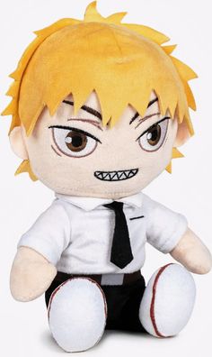 Chainsaw Man - Denji - Plüsch Figur Stofffigur Horror ca. 25 cm Groß NEU