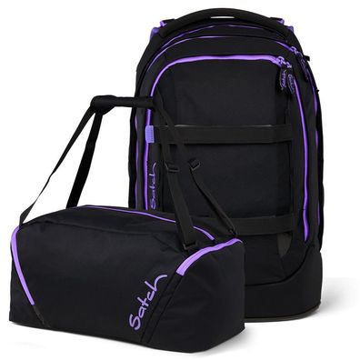 satch pack Set aus pack + Sporttasche PakDuf-25, Purple Phantom, Mädchen & Jungen