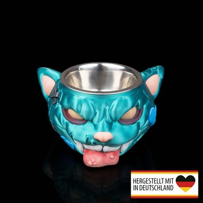 Fressnapf für Hunde und Katzen Zombie Hund - 3D Druck Made in Germany