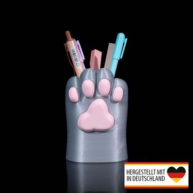 Stiftehalter Katzenpfote - Praktischer 3D-Druck mit Charme