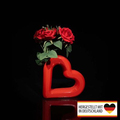 Valentinstag Vase Herz Vase - 3D Druck Made in Germany
