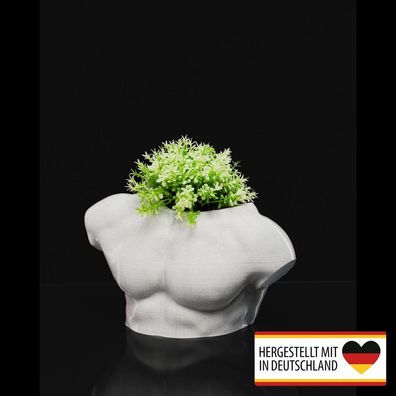 Pflanztopf Blumentopf Athlet - Eleganter Torso für Dein Zuhause