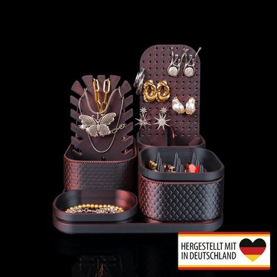 Organizer Schmuckjuwel Aufbewahrung- Stilvoller Schmuckordner aus nachhaltigem PLA