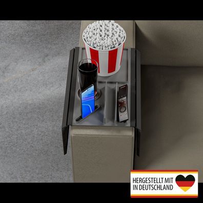 Organizer Armlehne Sofa Snackhalter Couch Tablett - Praktischer Ordnungshelfer für De