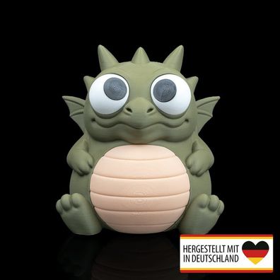 Spardose Sparschwein Sparbüchse Drachenbaby - Dein niedlicher Schatzhüter aus 3D-Druc