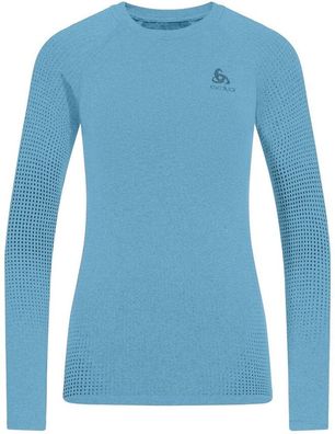 Odlo Damen Bl Top Crew Neck Long-Sleeve Performance Warm Eco 196191