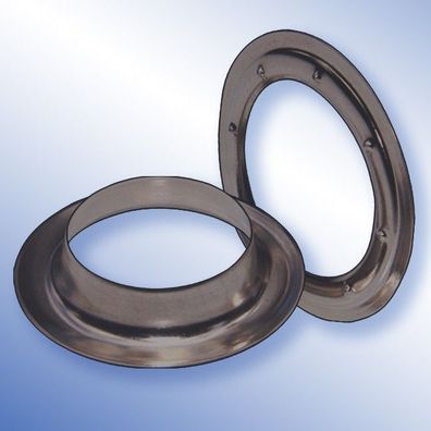 50 Stück Rundösen Ø 40 mm Messing Gun Metal LKW Plane Ösen Werbebanner Banner