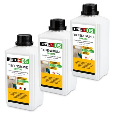 Tiefengrund 3L Spezial Grundierung mit Kaliwasserglas unter Flüssigfolie L+05