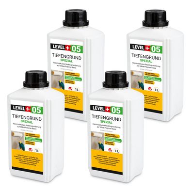 Tiefengrund 4L Spezial Grundierung mit Kaliwasserglas unter Flüssigfolie L+05