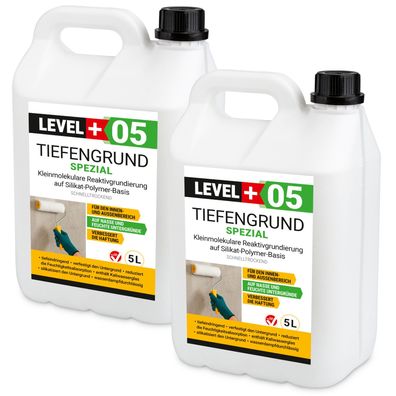 Tiefengrund 10L Spezial Grundierung mit Kaliwasserglas unter Flüssigfolie L+05