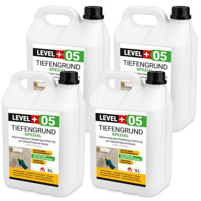 Tiefengrund 20L Spezial Grundierung mit Kaliwasserglas unter Flüssigfolie L+05