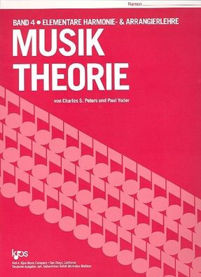 Siebenhüner Musik Theorie Band 4