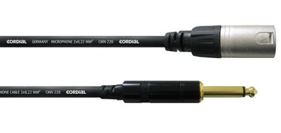 Cordial CCM 10 MP Klinke/XLR male
