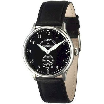 Zeno-Watch - Armbanduhr - Damen - Flatline Venus 180 black Ltd Edt - 6682-6-a1