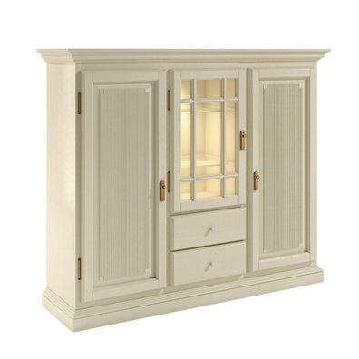 Highboard Hochanrichte Duett B 162 H 136 cm 3 Türen 2 Schubladen Pinie lipizano