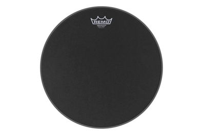 Remo Ambassador Black Suede 18''