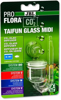 JBL ProFlora CO2 Taifun Glas Midi - Diffusor 40-300 Liter