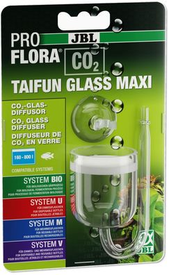 JBL ProFlora CO2 Taifun Glas Maxi -Diffusor 160-800 Liter