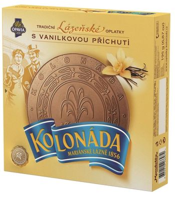 Opavia Kolonada Original Tschechische Spa Waffeln mit Vanillefüllung 195 g