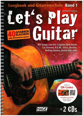 Edition Hage Let's play Guitar Band 1