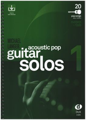 Edition Dux Acoustic Pop Guitar Solos 1