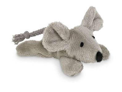 Katzen Spielzeug Plüsch Maus mit Katzeminze und Knister