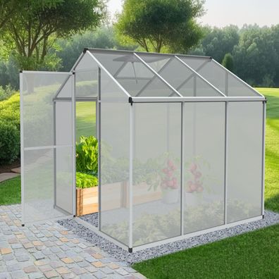 Gewächshaus Aluminium L