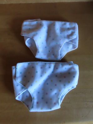 Puppenkleidung Unterhosen mit Klettverschluß 13,5 cm breit