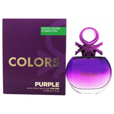 Benetton Colors Purple Eau De Toilette 80ml Spray