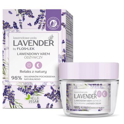 Floslek Lavendel Pflegende Tages- & Nachtcreme 50ml