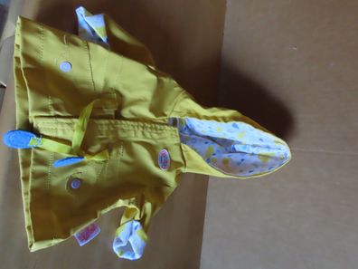 Puppenkleidung Jacke mit Kapuze gelb Regenjacke Zapf Creation