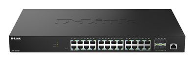 D-Link DMS 1250-28 - Switch - L2+ - Smart - 24 x 10/100/1000/2.5G + 4 x 10 Gigabit SF