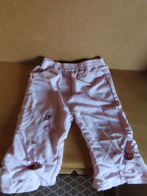 Winterhose für Babys gefütterte Hose rosa gr. 74 Baby Club