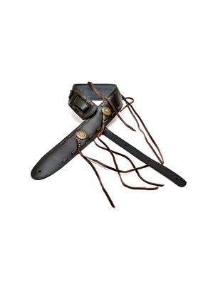 Bourbon Strap Guitar Blues Black