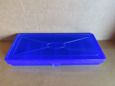 Aufbewahrungsbox Kistchen mit 7 Fächern ca. 25x10 cm blau
