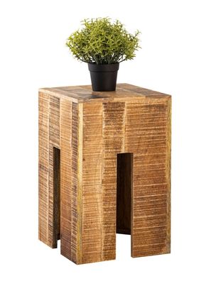 Hocker quadratisch 28 x 45 x 28 cm Blumenhocker Blumensäule Sitzhocker Beistelltis