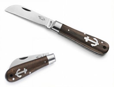 OTTER Ankermesser Räuchereiche Taschenmesser Klappmesser Messer